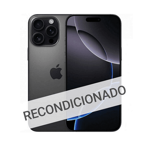 Apple iPhone 16 Pro Max Recondicionado (Grade B) 6.9" 256GB Black Titanium