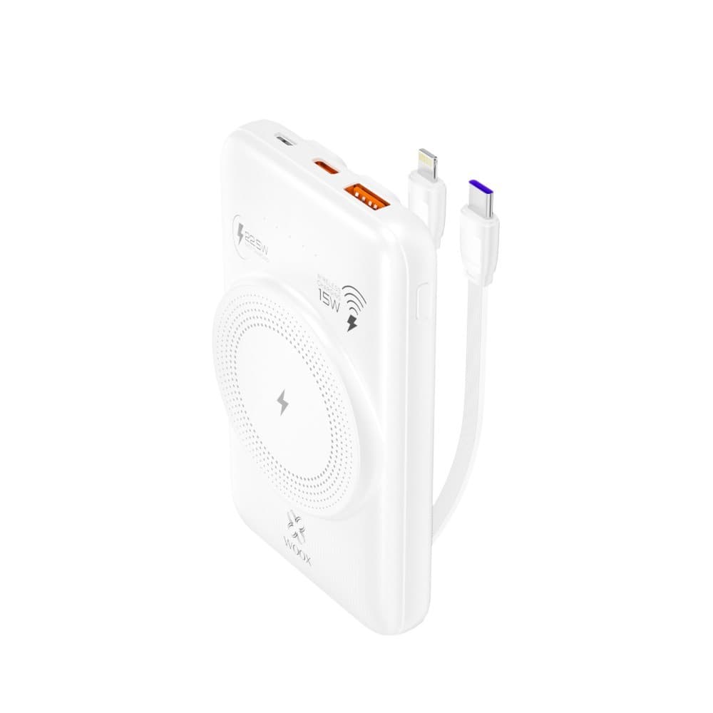 Bateria Externa Wireless MX0133 30000mAh 22.5W Branca
