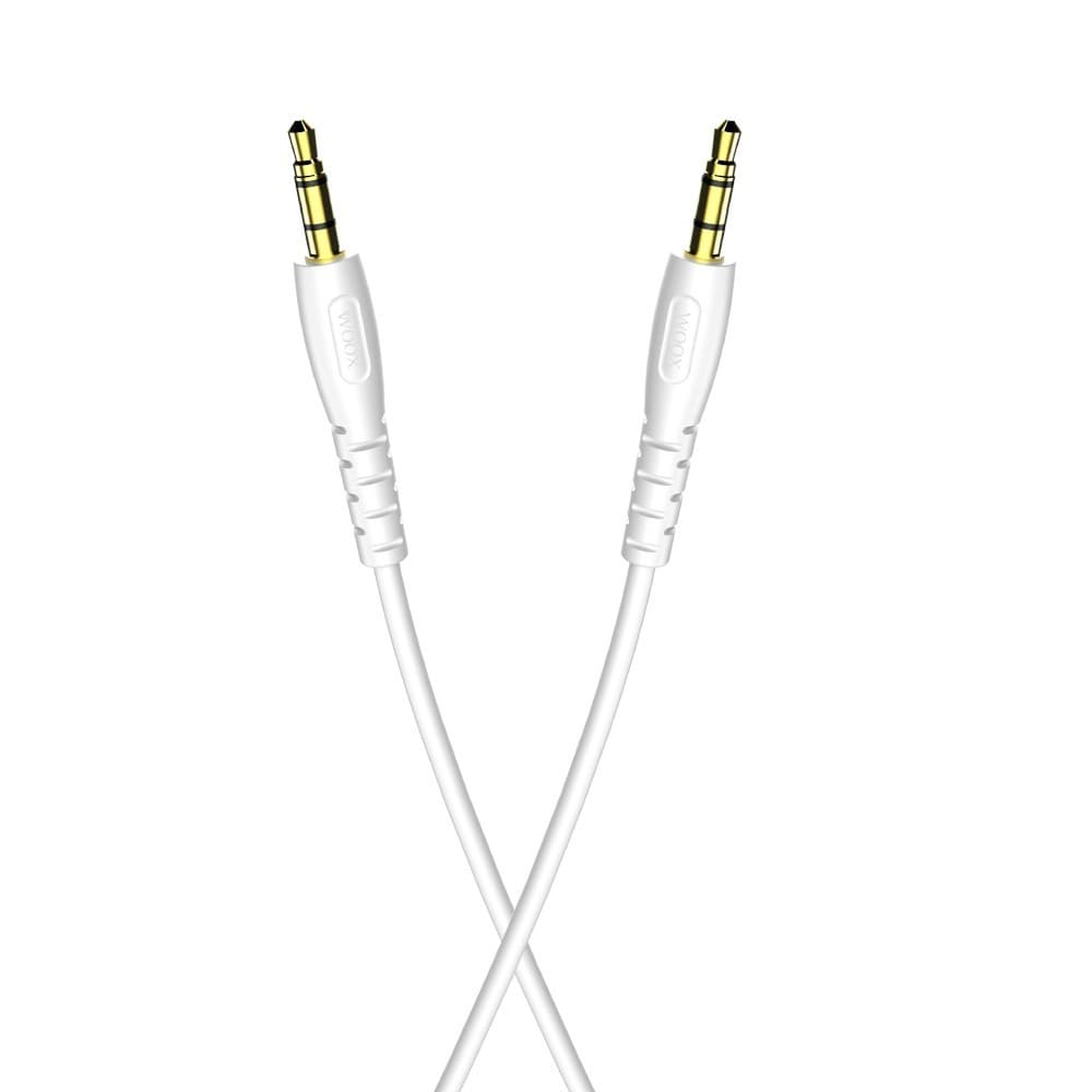 Cabo de Audio Jack 3.5mm Aux MX0040 1m Branco