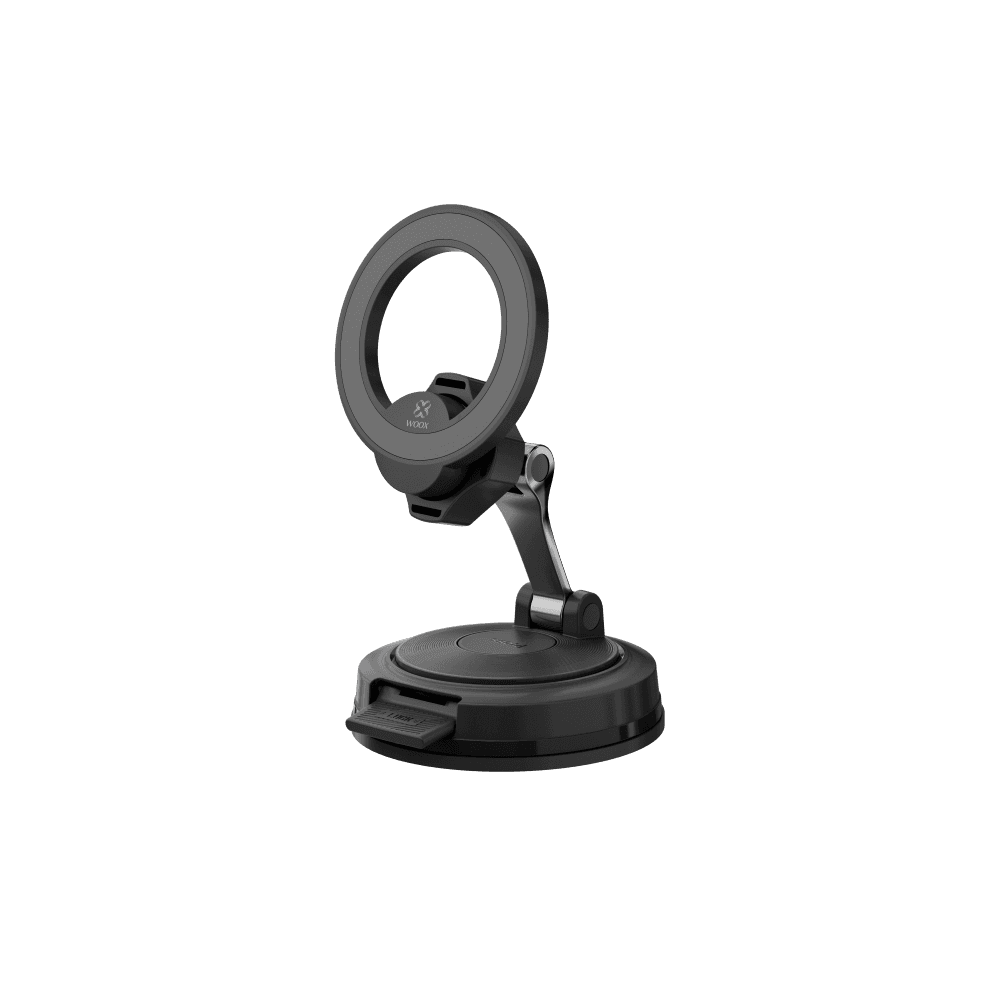 Suporte Magnético de Carro com Ventosa N52 Preto
