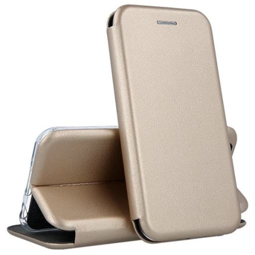 CAPA FLIP BOOK MAGNETICA IPHONE XS MAX – DOURADO
