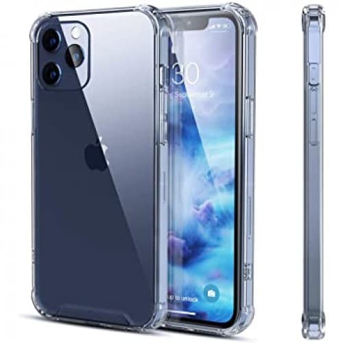 CAPA HARD SELICONE APPLE IPHONE 12 PRO 6.1 TRANSPARENTE