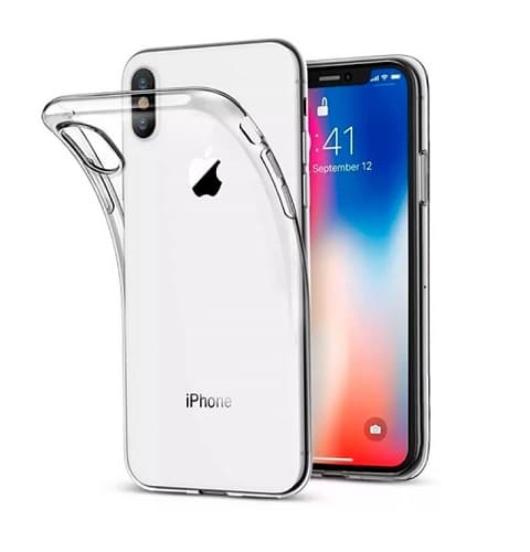 CAPA RÍGIDA IPHONE XS MAX 360º DUPLA – TRANSPARENTE