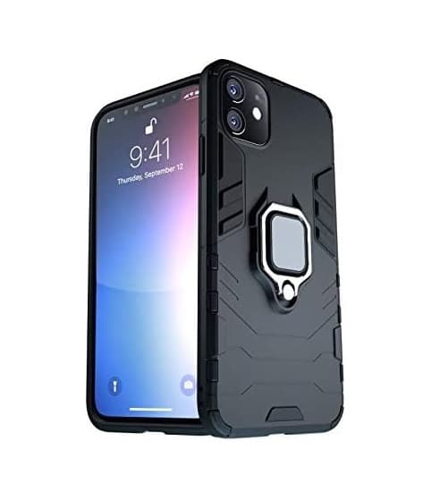 CAPA RING MAGNÉTICA IPHONE 11 (6.1) – PRETO