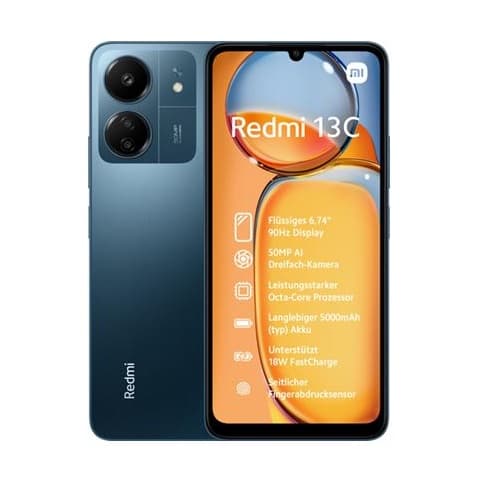 Xiaomi Redmi 13C 6.74″ Dual SIM 8GB/256GB Midnight Black