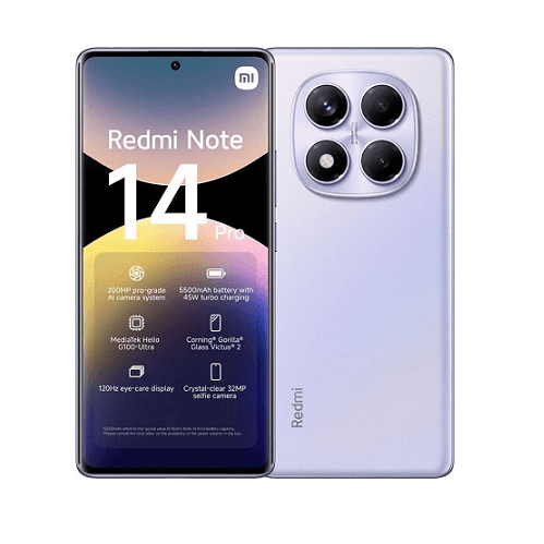 Xiaomi Redmi Note 14 Pro 4G 6.67″ Dual SIM 12GB/512GB Aurora Purple