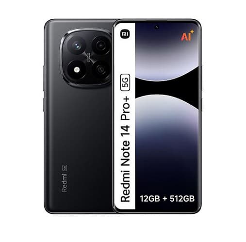 Xiaomi Redmi Note 14 Pro+ (Plus) 5G 6.67″ Dual SIM 12GB/512GB Midnight Black