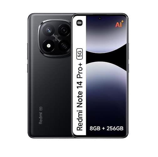 Xiaomi Redmi Note 14 Pro+ (Plus) 5G 6.67″ Dual SIM 8GB/256GB Midnight Black