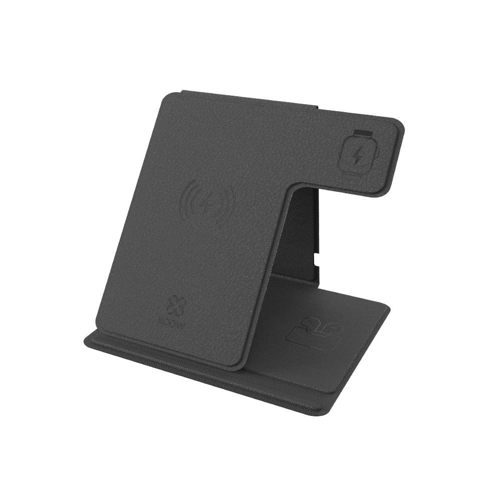 Carregador Sem Fios 3 em 1 MX0057 15W Preto