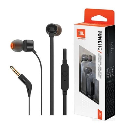 JBL T110 Earphones – Black