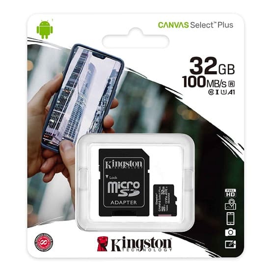 Kingston 32GB Micro SD Canvas Select Plus Class- SDCS2/32GB